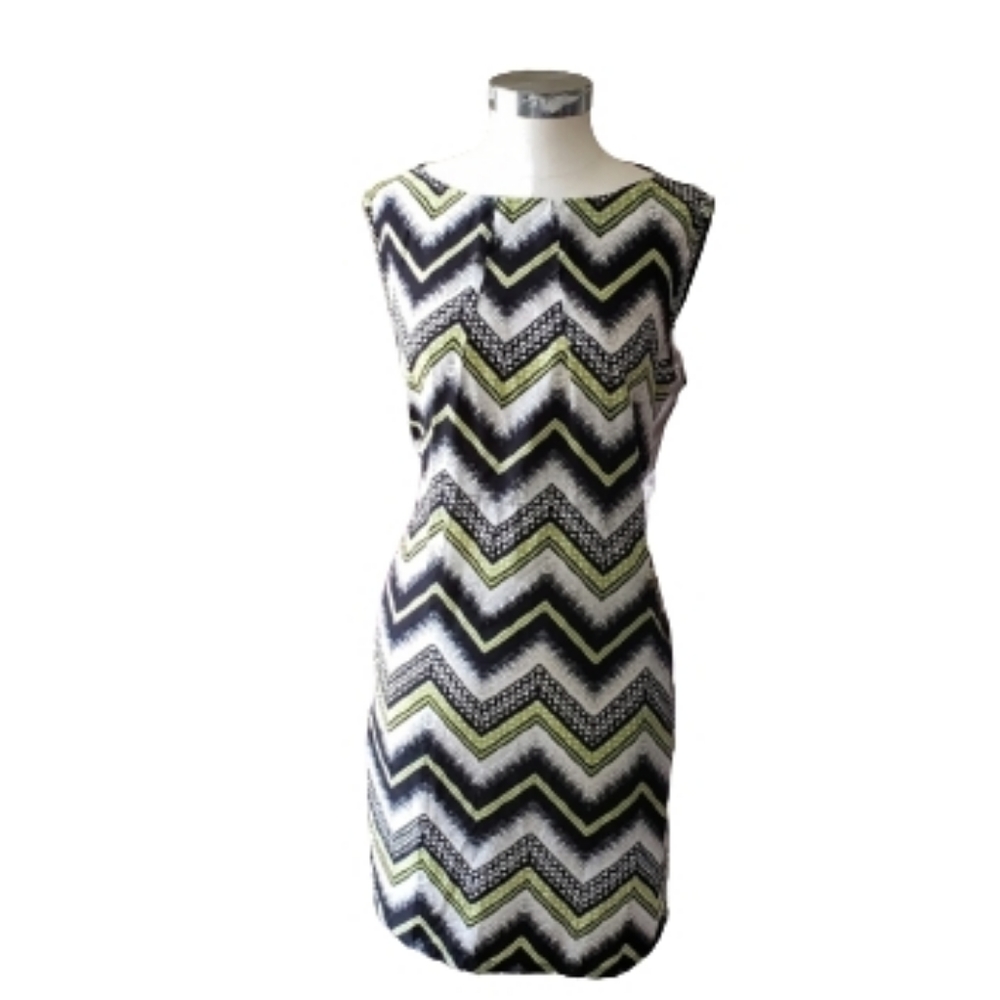 Zig Zag Long Tunic Top